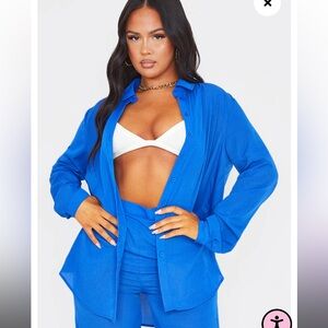 NWT Blue Longsleeve Button Down